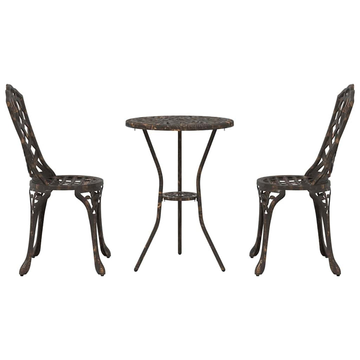 Have Bistro Sæt 3 pcs Bronze Aluminium