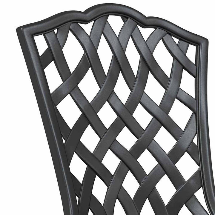 Have Stol 2 pcs Sort 55 x 56.5 x 91cm Aluminium