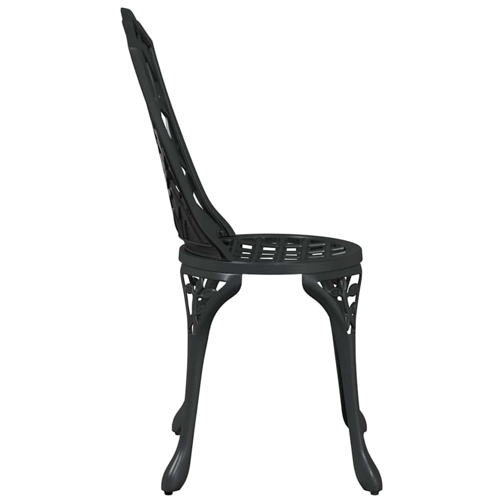 Have Stol 2 pcs Sort 55 x 56.5 x 91cm Aluminium