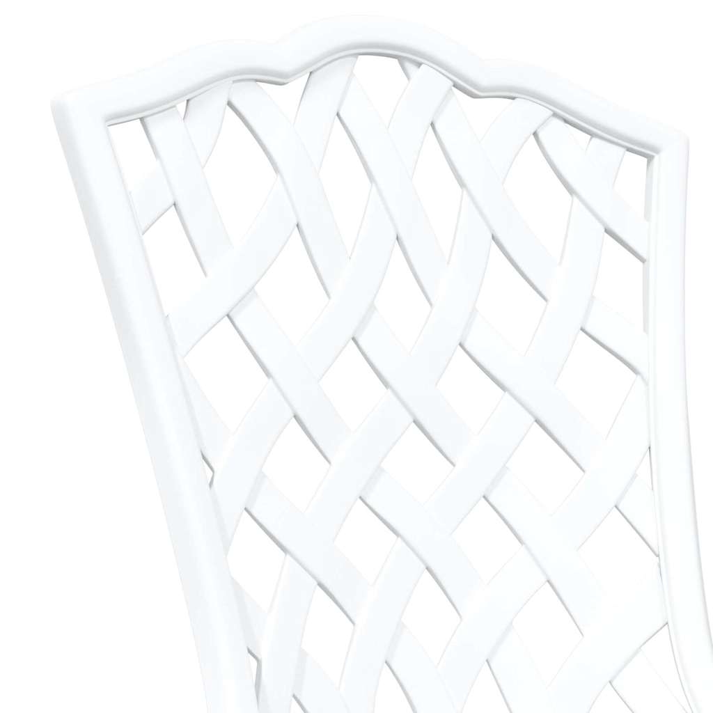 Have Stol 2 pcs Hvid 55 x 56.5 x 91cm Aluminium