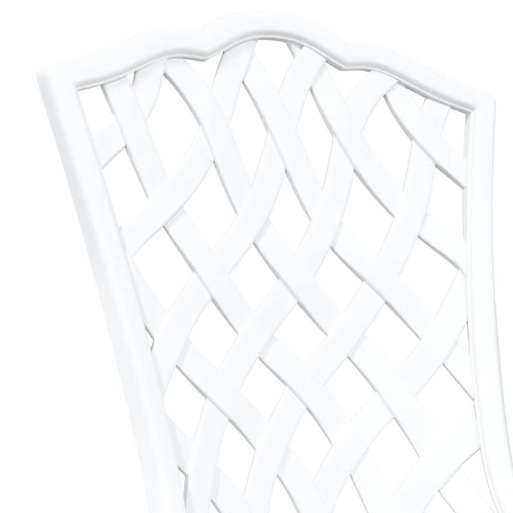 Have Stol 2 pcs Hvid 55 x 56.5 x 91cm Aluminium