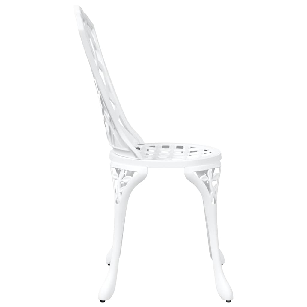 Have Stol 2 pcs Hvid 55 x 56.5 x 91cm Aluminium