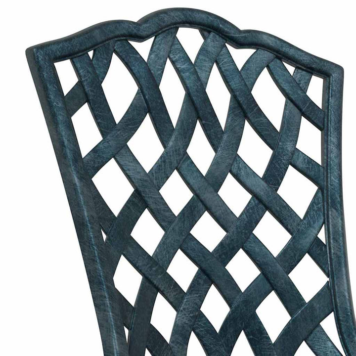 Have Stol med pude 2 pcs Grøn 55 x 56.5 x 91cm Aluminium