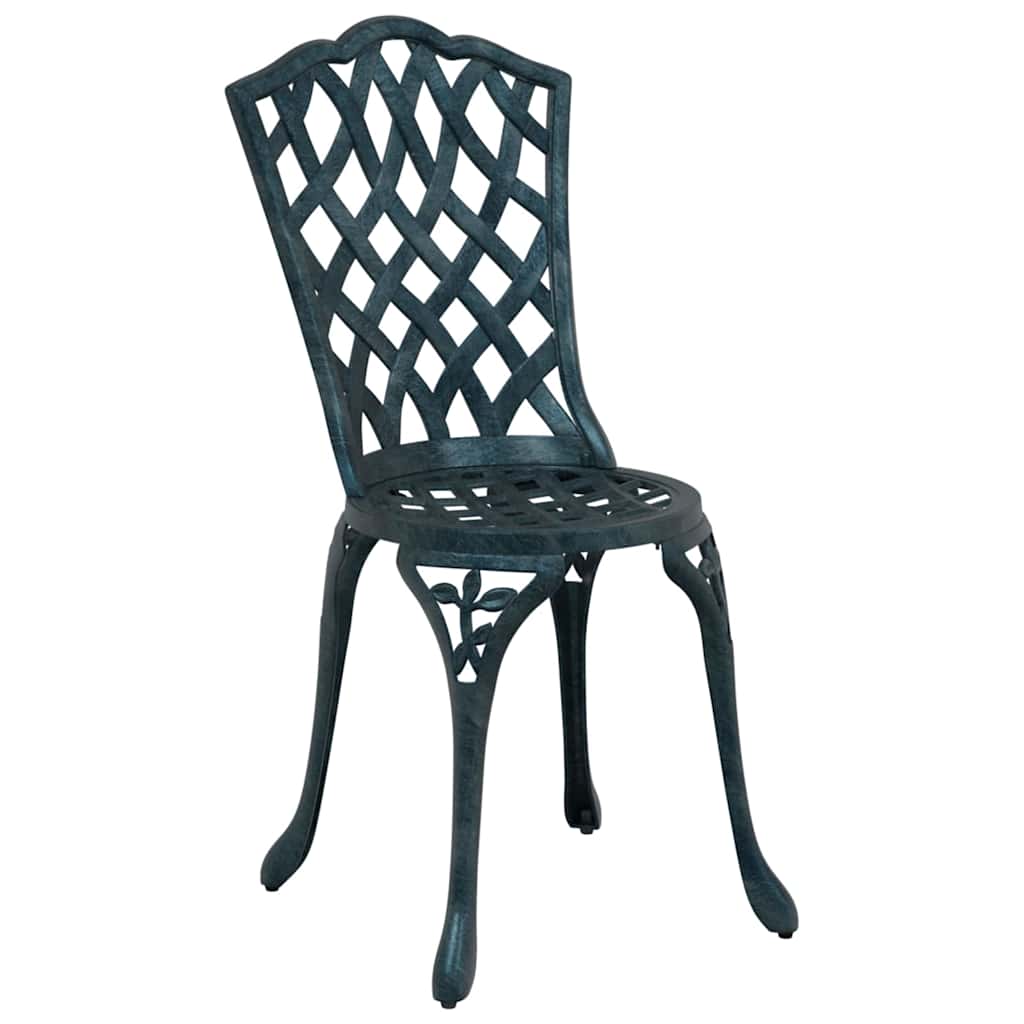 Have Stol med pude 2 pcs Grøn 55 x 56.5 x 91cm Aluminium