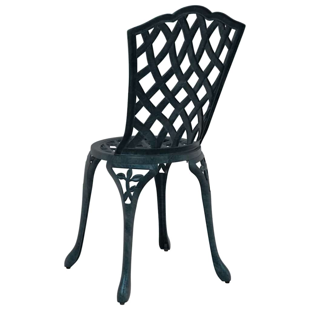 Have Stol med pude 2 pcs Grøn 55 x 56.5 x 91cm Aluminium