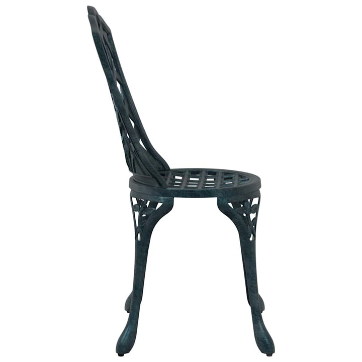 Have Stol med pude 2 pcs Grøn 55 x 56.5 x 91cm Aluminium