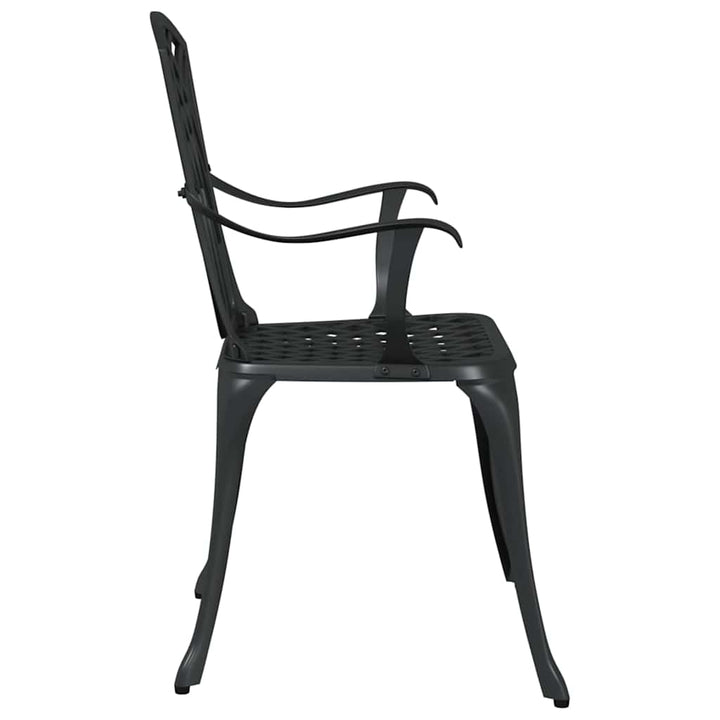 Have Stol 2 pcs Sort 55 x 56.5 x 91cm Aluminium