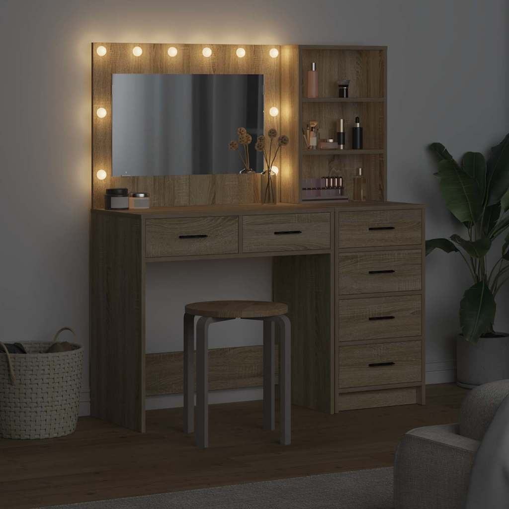 Klædeskab med skuffe Brun 78.5 x 41 x 135 cm Konstrueret træ