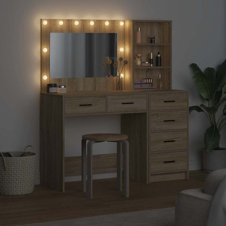 Klædeskab med skuffe Brun 78.5 x 41 x 135 cm Konstrueret træ
