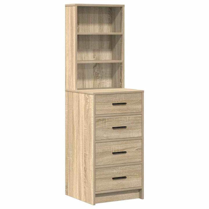 Klædeskab med skuffe Brun 78.5 x 41 x 135 cm Konstrueret træ