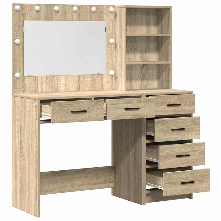 Klædeskab med skuffe Brun 78.5 x 41 x 135 cm Konstrueret træ