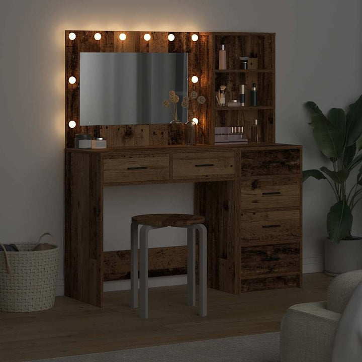 Klædeskab med skuffe Brun 78.5 x 41 x 135 cm Konstrueret træ