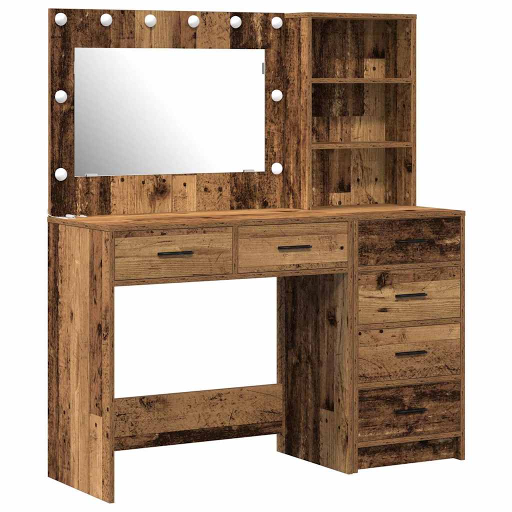 Klædeskab med skuffe Brun 78.5 x 41 x 135 cm Konstrueret træ