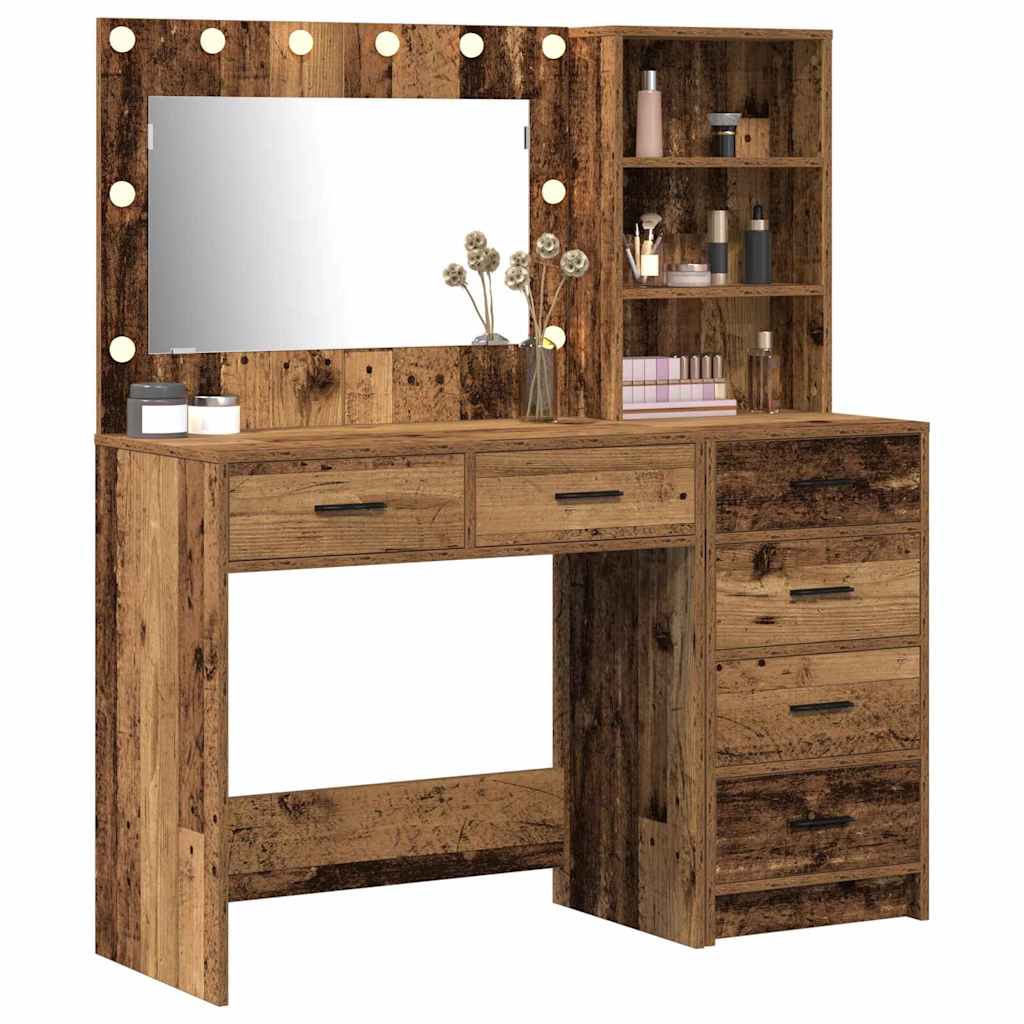 Klædeskab med skuffe Brun 78.5 x 41 x 135 cm Konstrueret træ