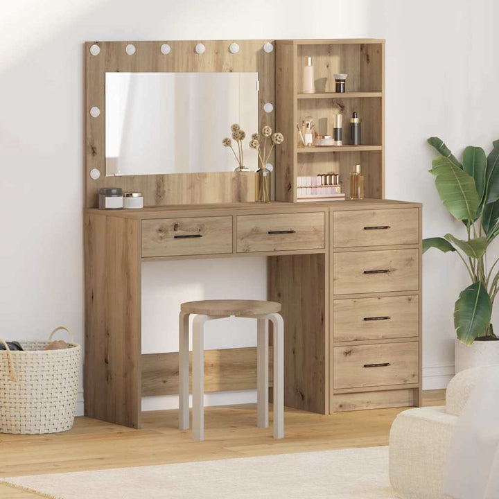 Klædeskab med skuffe Brun 78.5 x 41 x 135 cm Konstrueret træ