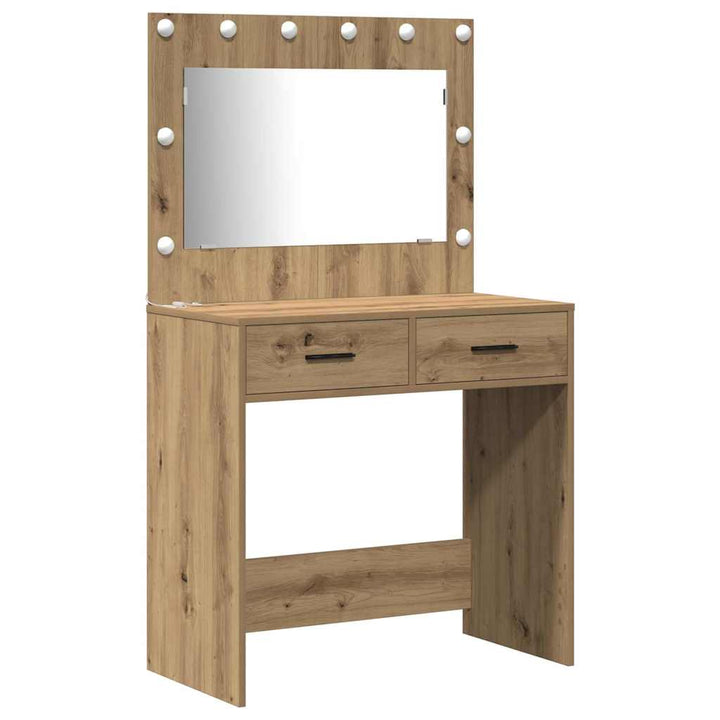 Klædeskab med skuffe Brun 78.5 x 41 x 135 cm Konstrueret træ