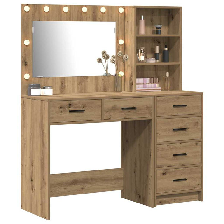 Klædeskab med skuffe Brun 78.5 x 41 x 135 cm Konstrueret træ
