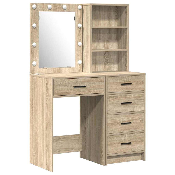 Klædeskab med hylde 2 pcs Brun 50 x 41 x 135 cm Konstrueret træ