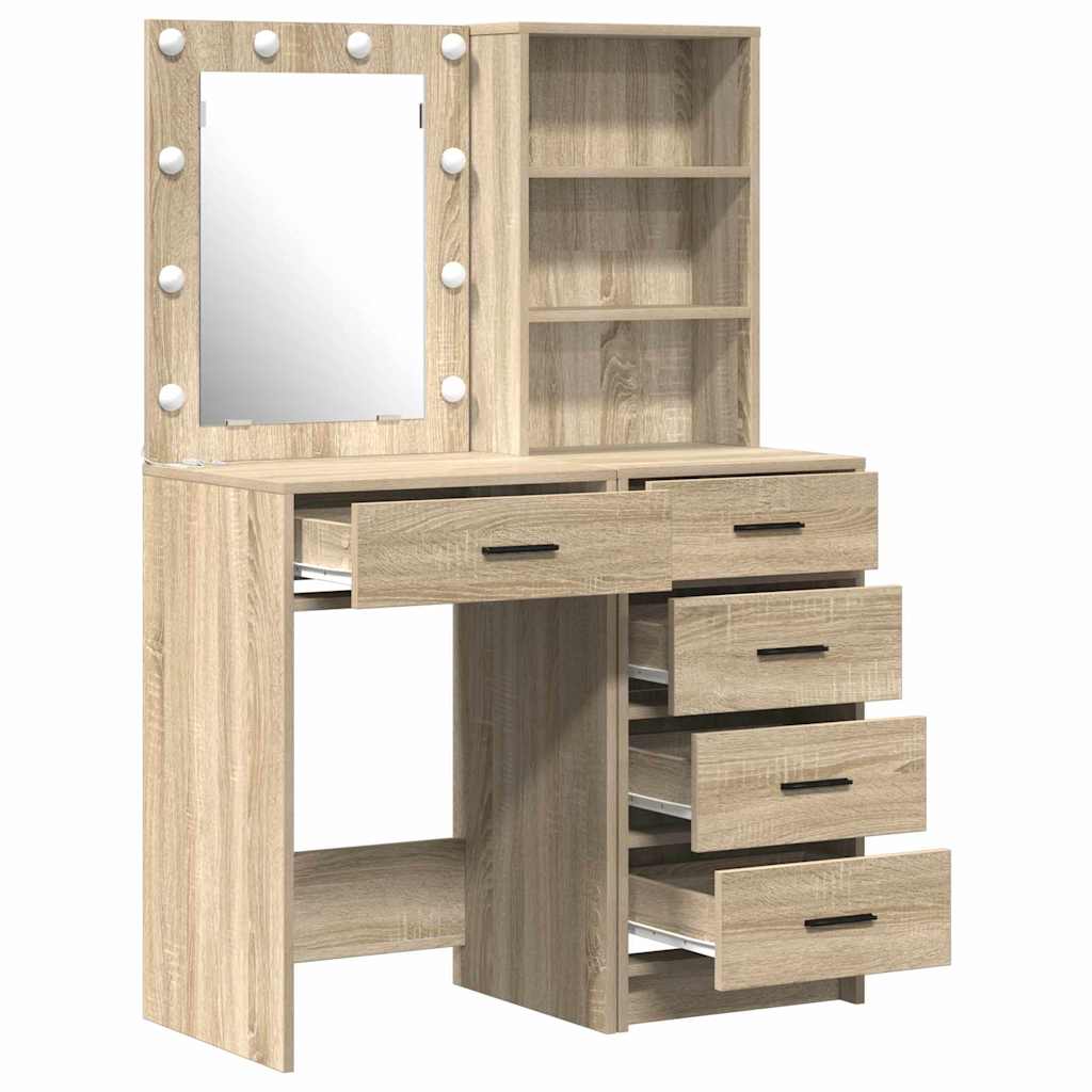Klædeskab med hylde 2 pcs Brun 50 x 41 x 135 cm Konstrueret træ
