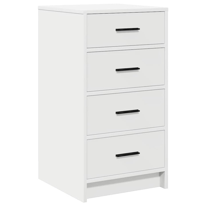 Klædeskab med hylde 3 pcs Hvid 40 x 41 x 135 cm Konstrueret træ