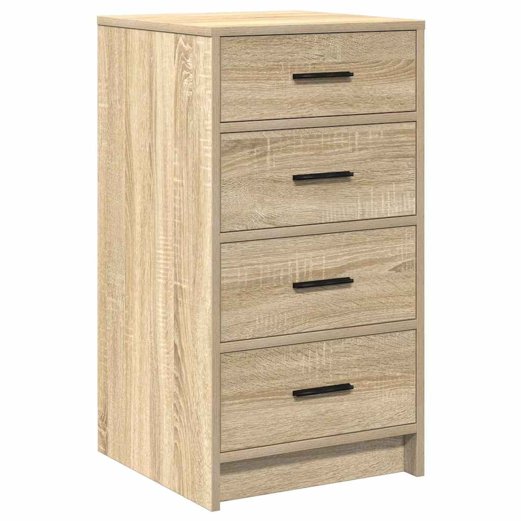 Klædeskab med hylde 3 pcs Brun 40 x 41 x 135 cm Konstrueret træ