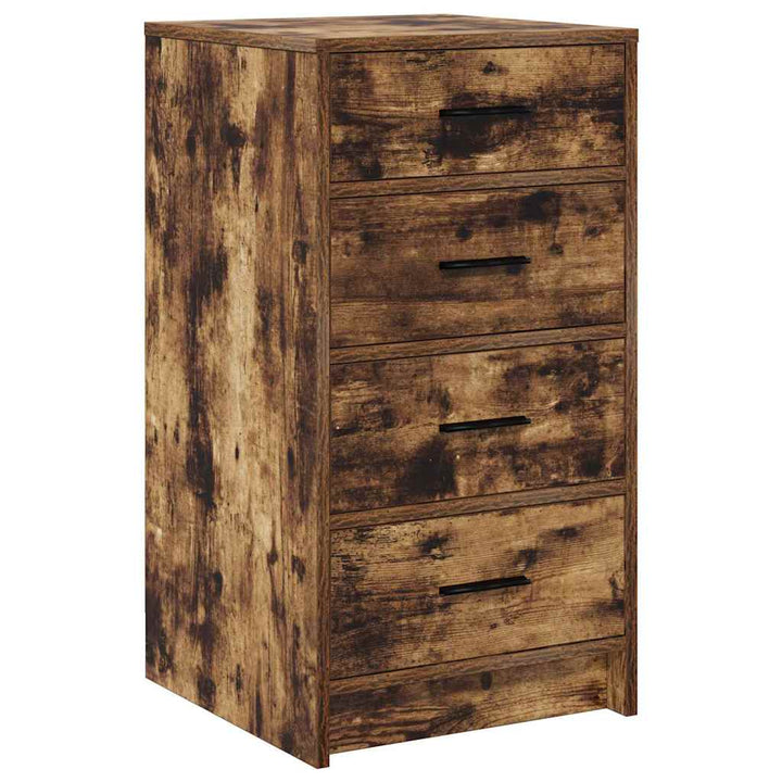 Klædeskab med hylde 3 pcs Brun 40 x 41 x 135 cm Konstrueret træ