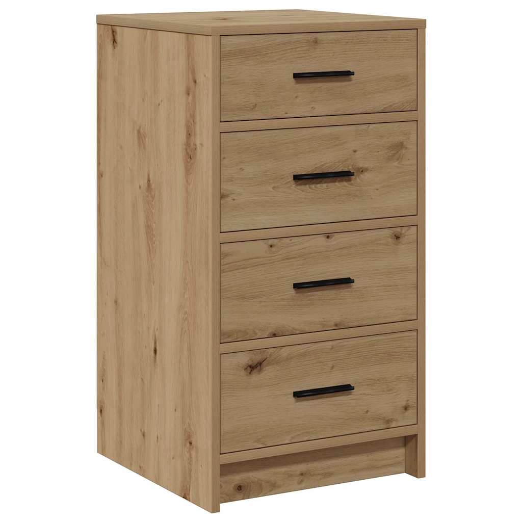 Klædeskab med hylde 3 pcs Brun 40 x 41 x 135 cm Konstrueret træ