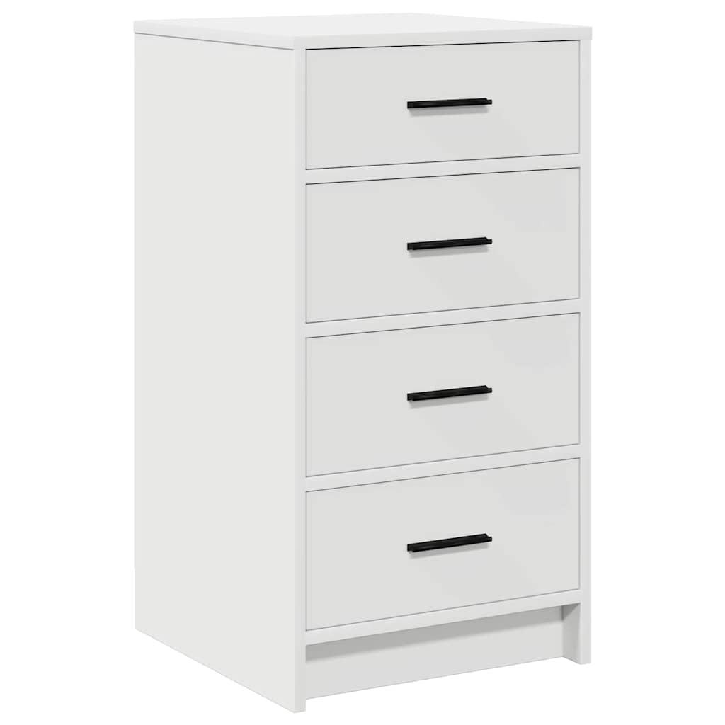 Klædeskab med hylde 3 pcs Hvid 40 x 41 x 135 cm Konstrueret træ