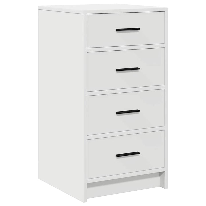 Klædeskab med hylde 3 pcs Hvid 40 x 41 x 135 cm Konstrueret træ