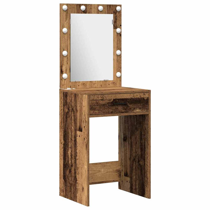 Klædeskab med hylde 3 pcs Brun 40 x 41 x 135 cm Konstrueret træ