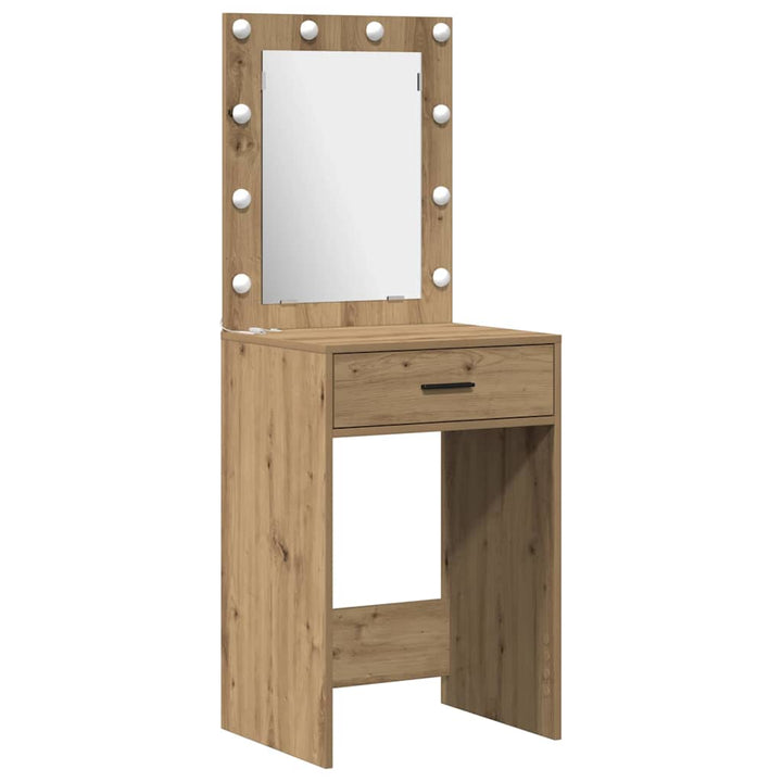 Klædeskab med hylde 3 pcs Brun 40 x 41 x 135 cm Konstrueret træ