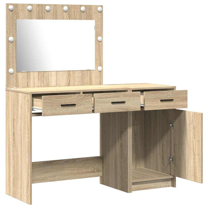 Klædeskab med skuffe 2 pcs Brun 40 x 41 x 75 cm Konstrueret træ