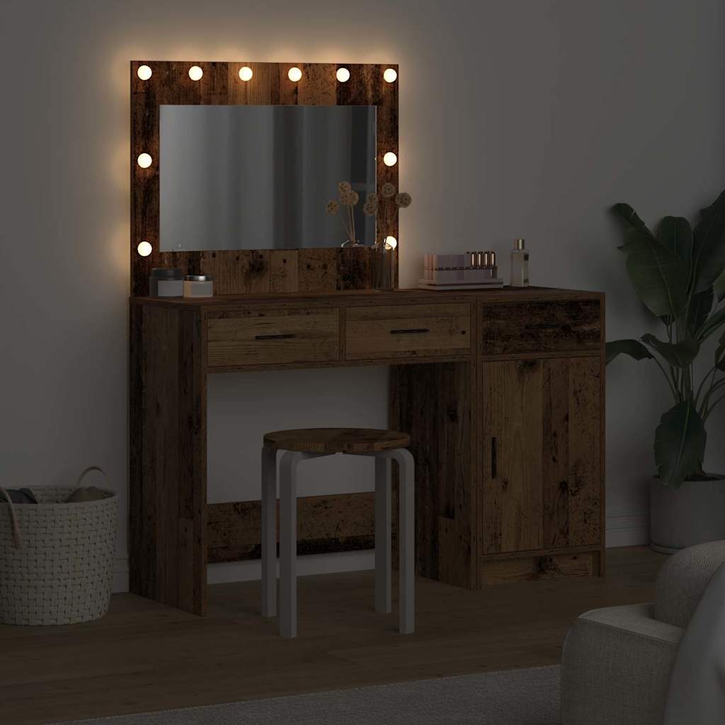 Klædeskab med skuffe 2 pcs Brun 40 x 41 x 75 cm Konstrueret træ