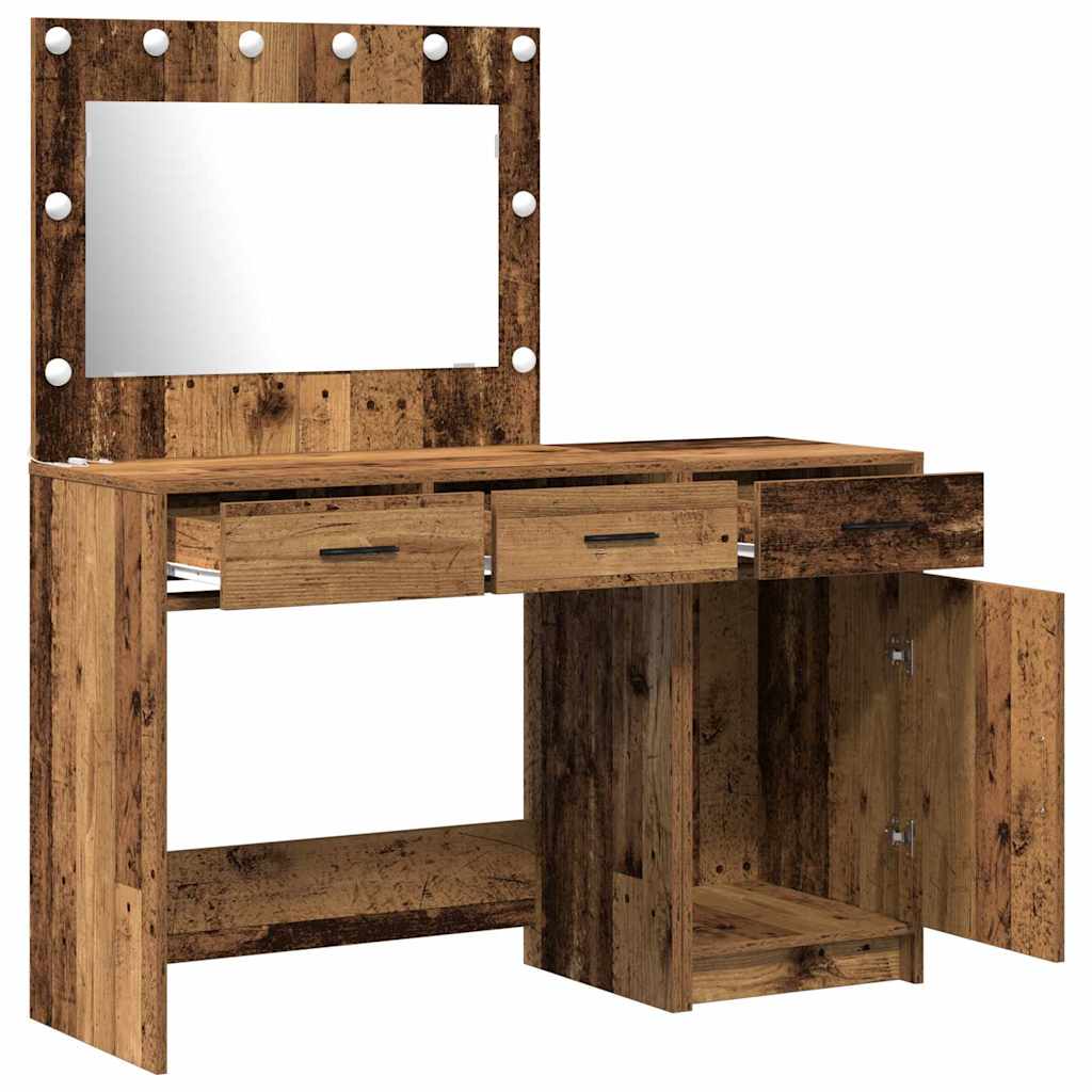 Klædeskab med skuffe 2 pcs Brun 40 x 41 x 75 cm Konstrueret træ