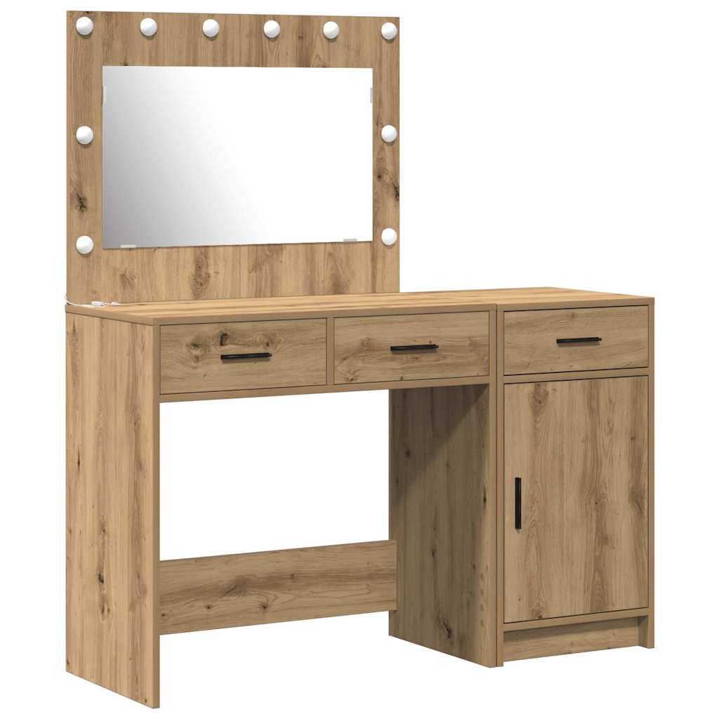 Klædeskab med skuffe 2 pcs Brun 40 x 41 x 75 cm Konstrueret træ