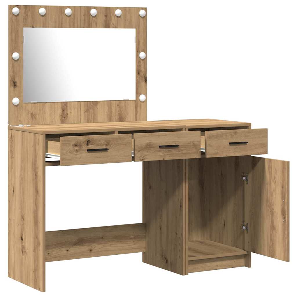 Klædeskab med skuffe 2 pcs Brun 40 x 41 x 75 cm Konstrueret træ