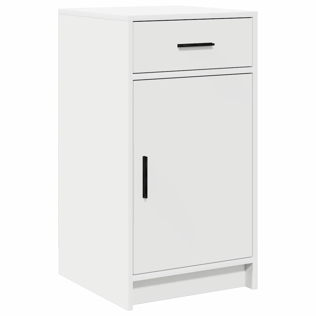 Klædeskab med dør 2 pcs Hvid 50 x 41 x 135 cm Konstrueret træ