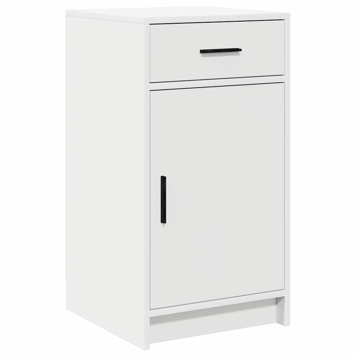 Klædeskab med dør 2 pcs Hvid 50 x 41 x 135 cm Konstrueret træ