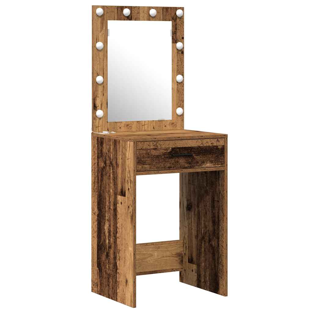 Klædeskab med dør 2 pcs Brun 50 x 41 x 135 cm Konstrueret træ