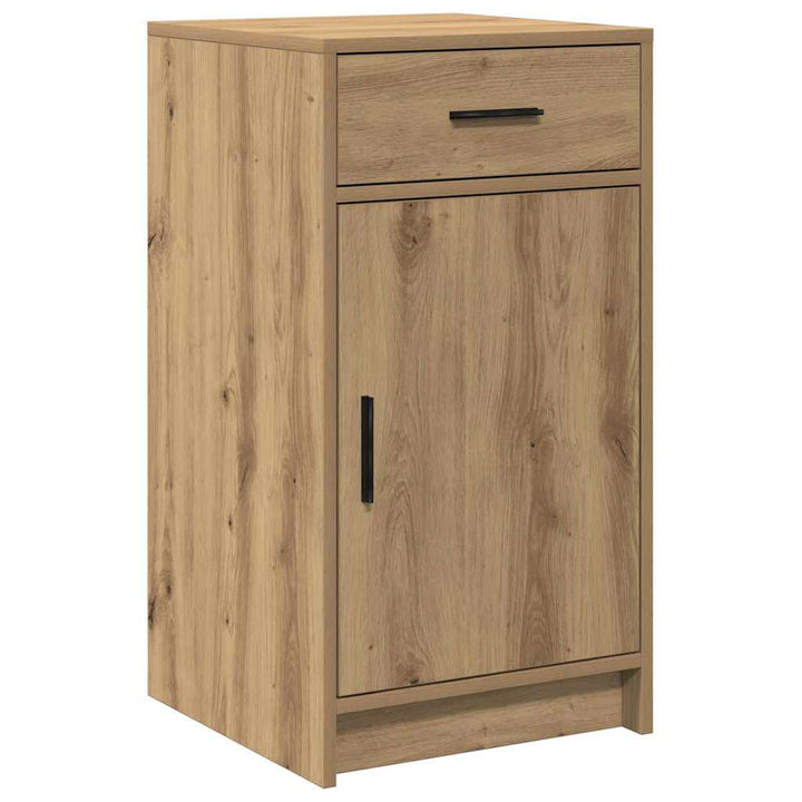 Klædeskab med dør 2 pcs Brun 50 x 41 x 135 cm Konstrueret træ