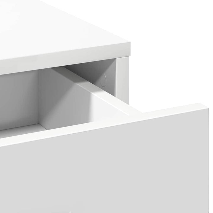 Klædeskab med skuffe 3 pcs Hvid 40 x 41 x 75 cm Konstrueret træ