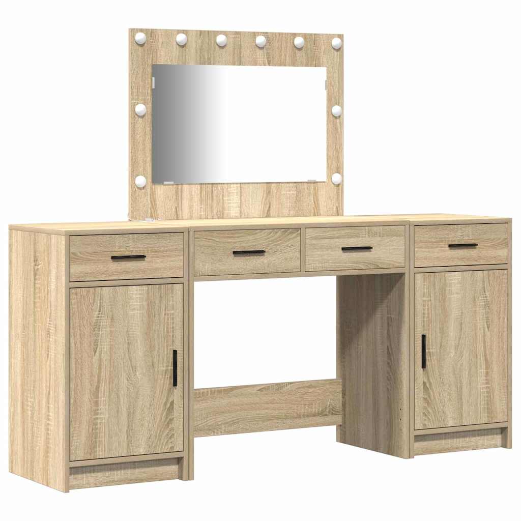 Klædeskab med skuffe 3 pcs Brun 40 x 41 x 75 cm Konstrueret træ