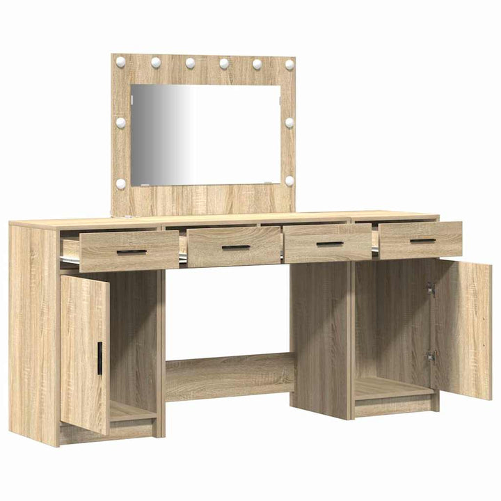 Klædeskab med skuffe 3 pcs Brun 40 x 41 x 75 cm Konstrueret træ