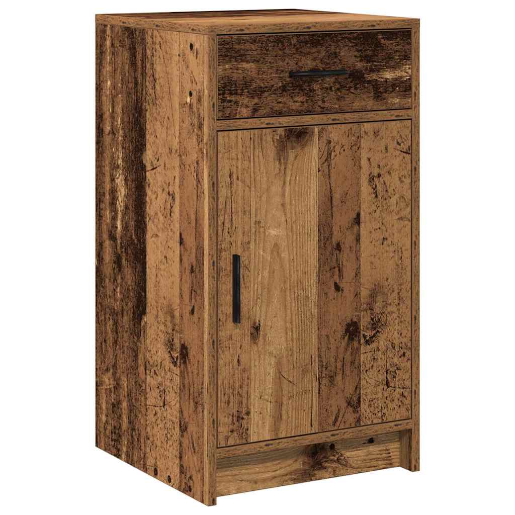 Klædeskab med skuffe 3 pcs Brun 40 x 41 x 75 cm Konstrueret træ