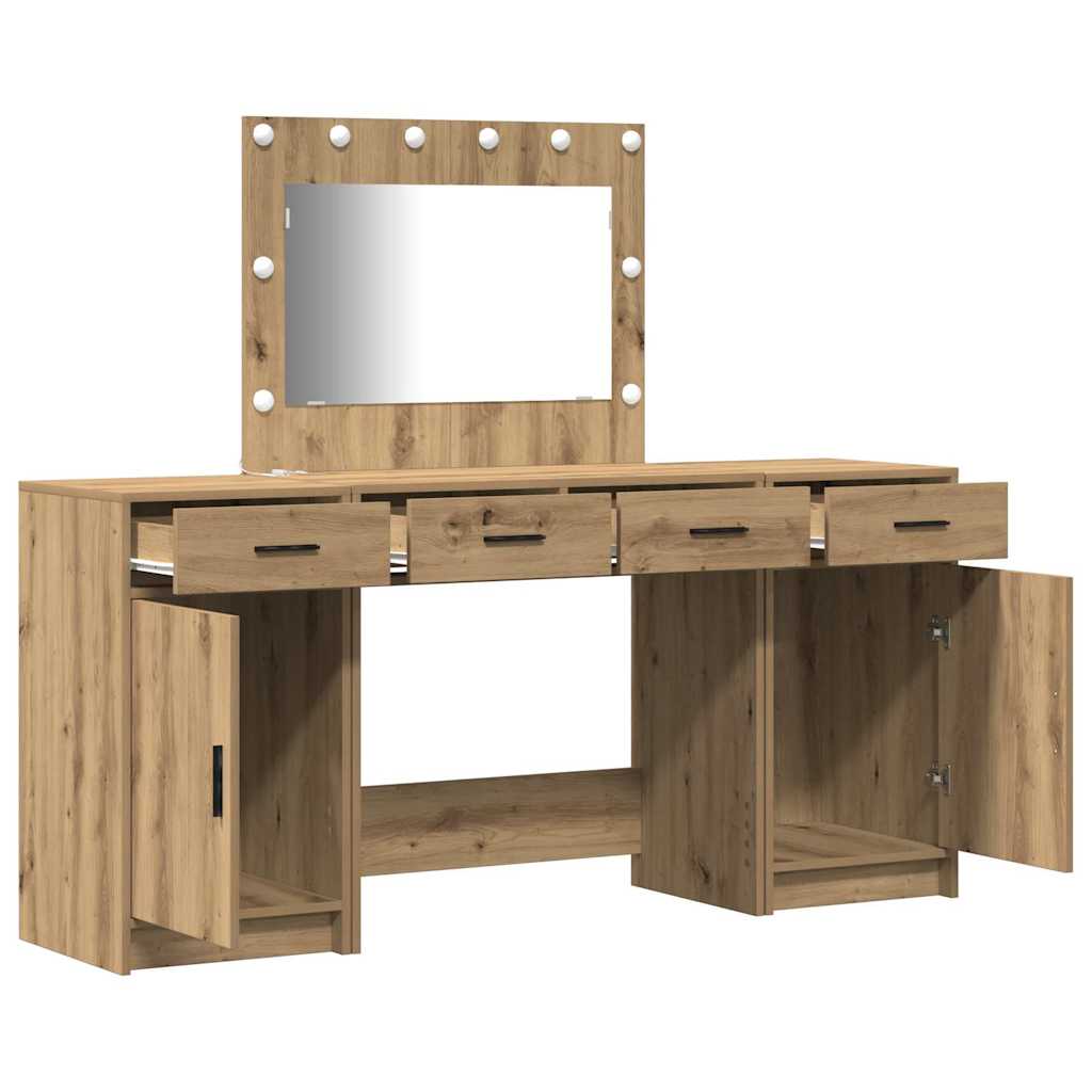 Klædeskab med skuffe 3 pcs Brun 40 x 41 x 75 cm Konstrueret træ