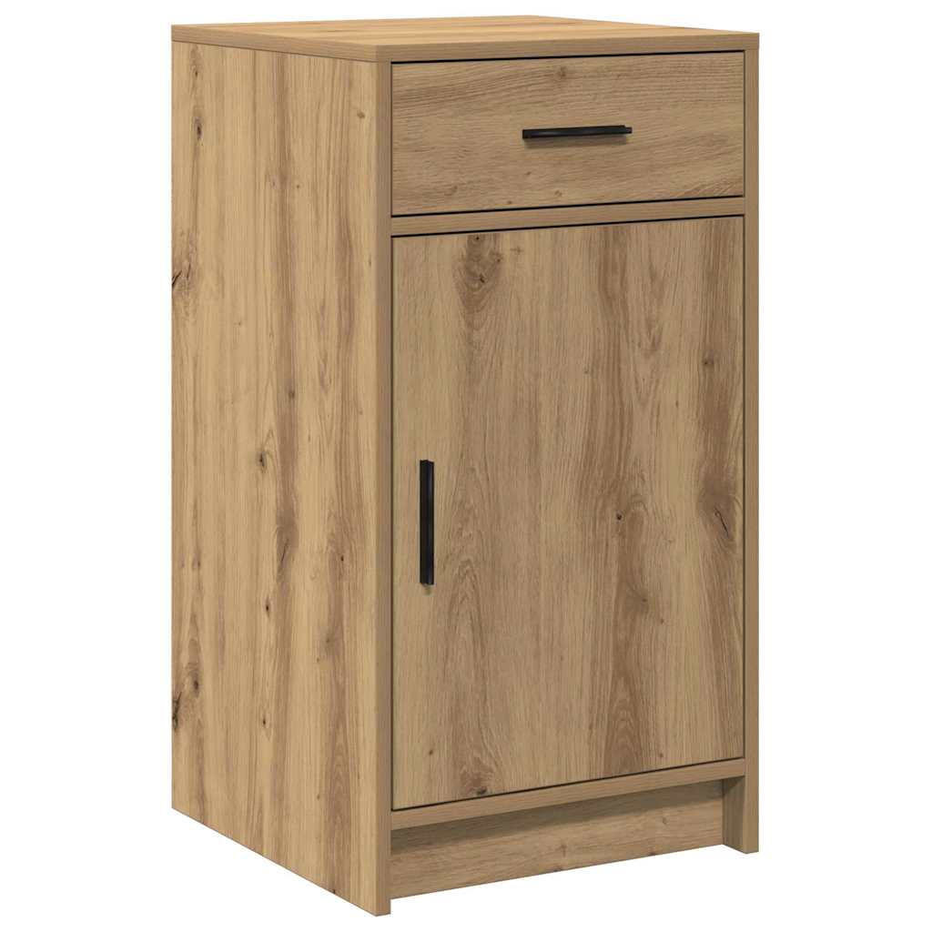 Klædeskab med skuffe 3 pcs Brun 40 x 41 x 75 cm Konstrueret træ