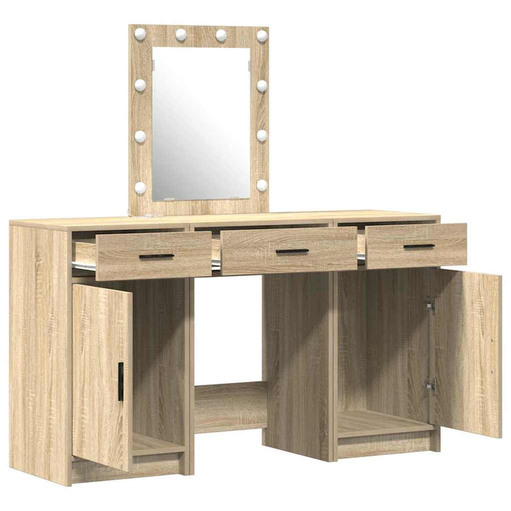 Klædeskab med skuffe Brun 50 x 41 x 135 cm Konstrueret træ