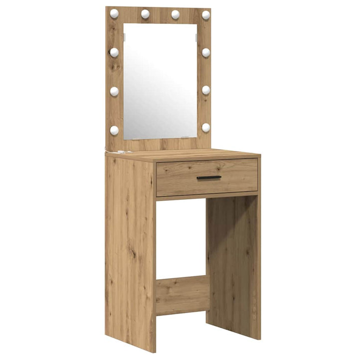 Klædeskab med skuffe Brun 50 x 41 x 135 cm Konstrueret træ
