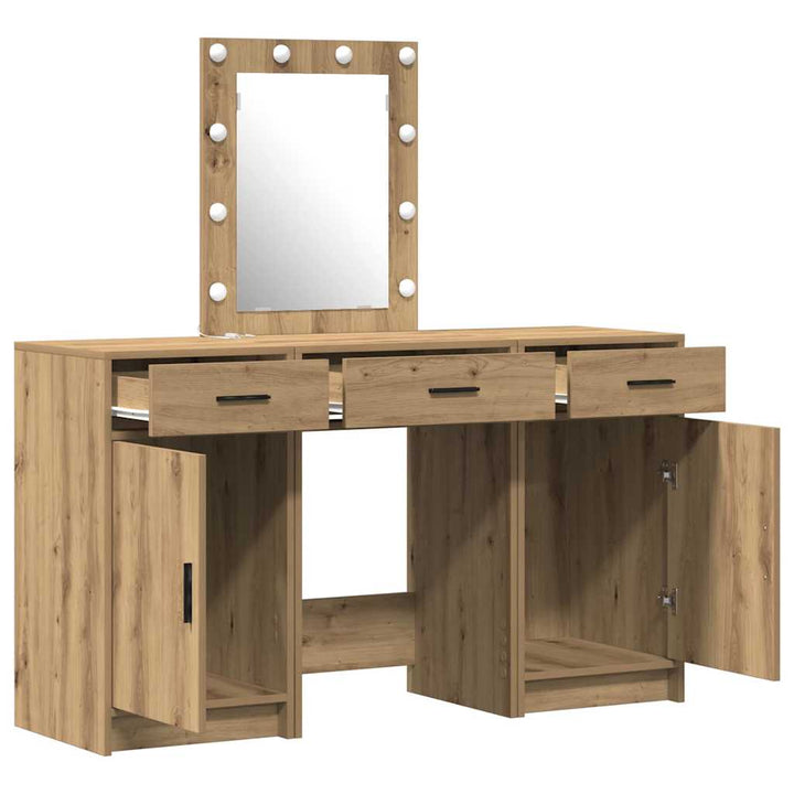 Klædeskab med skuffe Brun 50 x 41 x 135 cm Konstrueret træ