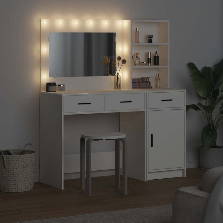 Klædeskab med dør 2 pcs Hvid 78.5 x 41 x 135 cm Konstrueret træ